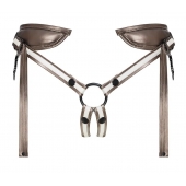 Бронзовый пояс для насадок Desirous Harness - Strap-on-me - купить с доставкой в Люберцах