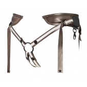 Бронзовый пояс для насадок Desirous Harness - Strap-on-me - купить с доставкой в Люберцах