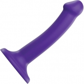 Фиолетовый фаллоимитатор-насадка Strap-On-Me Dildo Dual Density size S - 17 см. - Strap-on-me - купить с доставкой в Люберцах