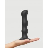Черная насадка Strap-On-Me Dildo Geisha Balls size XL - Strap-on-me - купить с доставкой в Люберцах