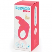Розовое эрекционное виброкольцо Happy Rabbit Rechargeable Rabbit Cock Ring - Happy Rabbit - в Люберцах купить с доставкой