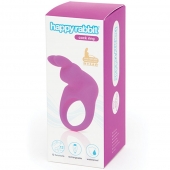 Фиолетовое эрекционное виброкольцо Happy Rabbit Rechargeable Rabbit Cock Ring - Happy Rabbit - в Люберцах купить с доставкой
