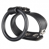 Двойное кольцо выносливости на пенис DUAL STAMINA RING - BlueLine - в Люберцах купить с доставкой