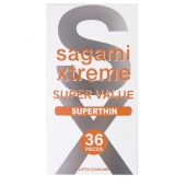 Ультратонкие презервативы Sagami Xtreme Superthin - 36 шт. - Sagami - купить с доставкой в Люберцах