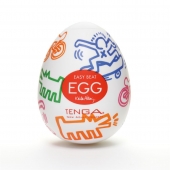 Мастурбатор-яйцо Keith Haring EGG STREET - Tenga - в Люберцах купить с доставкой