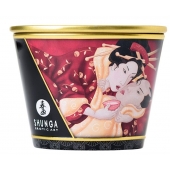 Массажная  свеча Sparkling Strawberry Wine с ароматом клубничного вина - 170 мл. - Shunga - купить с доставкой в Люберцах