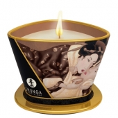 Массажная свеча Intoxicatin Chocolate с ароматом шоколада - 170 мл. - Shunga - купить с доставкой в Люберцах