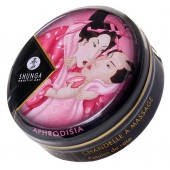 Массажная свеча Rose Petals с ароматом розы - 30 мл. - Shunga - купить с доставкой в Люберцах