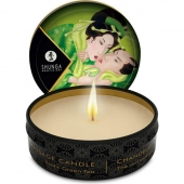 Массажная свеча Exotic Green Tea с ароматом зелёного чая - 30 мл. - Shunga - купить с доставкой в Люберцах