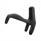 Черная вибронасадка на пенис Vibrating Penis Sling - Baile - в Люберцах купить с доставкой