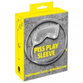 Прозрачная насадка на пенис Piss Play Sleeve для игр с мочеиспусканием - Orion - купить с доставкой в Люберцах