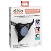 Черные трусики для страпона Body Dock SE на регулируемых ремнях - Pipedream - купить с доставкой в Люберцах