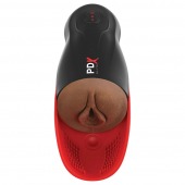 Коричневый мастурбатор-вагина с вибрацией Fuck-O-Matic 2 - Pipedream - в Люберцах купить с доставкой