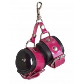 Розово-черный брелок  Наручники - Sitabella - купить с доставкой в Люберцах