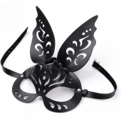 Черная ажурная маска  Зайка  с ушками - Crazy Handmade - купить с доставкой в Люберцах