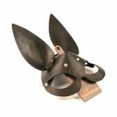 Черная гладкая маска  Зайка  с длинными ушками - Crazy Handmade - купить с доставкой в Люберцах