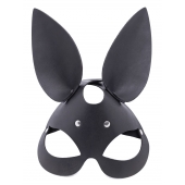 Черная гладкая маска  Зайка  с длинными ушками - Crazy Handmade - купить с доставкой в Люберцах