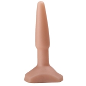 Классический анальный плаг телесного цвета - 11,5 см. - LOVETOY (А-Полимер)