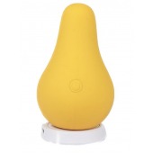 Желтый перезаряжаемый вибратор Juicy Pear - 8,2 см. - CNT