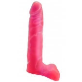 Розовая насадка-фаллос для трусиков Harness - 16,5 см. - LOVETOY (А-Полимер) - купить с доставкой в Люберцах