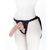 Реалистичный фаллос на поясе Harness - 20,5 см. - LOVETOY (А-Полимер) - купить с доставкой в Люберцах