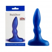 Синий анальный стимулятор Beginners p-spot massager - 11 см. - Lola Games - в Люберцах купить с доставкой