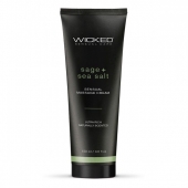 Массажный легкий крем WICKED Sage plus Sea Salt - 120 мл. - Wicked - купить с доставкой в Люберцах