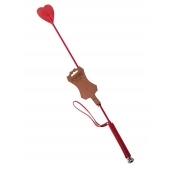 Стек с красным наконечником-сердечком - 70 см. - Sitabella - купить с доставкой в Люберцах