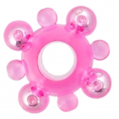 Эрекционное кольцо c бусинками - Toyfa Basic - в Люберцах купить с доставкой