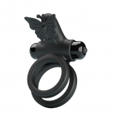 Черное эрекционное виброкольцо Passionate Ring IX - Baile - в Люберцах купить с доставкой