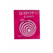 Стимулирующий интимный крем для женщин Cosmo G-spot - 2 гр. - Биоритм - купить с доставкой в Люберцах