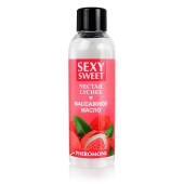 Массажное масло Sexy Sweet Nectar Lychee с феромонами и ароматом личи - 75 мл. - Биоритм - купить с доставкой в Люберцах