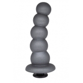 Серая насадка-ёлочка PLATINUM 5,5’’ - 15,5 см. - LOVETOY (А-Полимер) - купить с доставкой в Люберцах