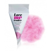 Съедобное согревающее массажное масло Love Me Tender Cotton Candy с ароматом сладкой ваты - 10 мл. - Love to Love - купить с доставкой в Люберцах