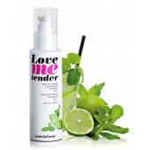 Съедобное согревающее массажное масло Love Me Tender Mojito с ароматом мохито - 100 мл. - Love to Love - купить с доставкой в Люберцах