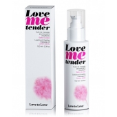 Съедобное согревающее массажное масло Love Me Tender Cotton Candy с ароматом сладкой ваты - 100 мл. - Love to Love - купить с доставкой в Люберцах