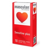 Презервативы Masculan Sensitive plus - 10 шт. - Masculan - купить с доставкой в Люберцах