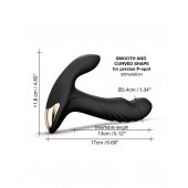 Черный вибромассажер простаты Multi P-Joy с 3 моторами - Dorcel - в Люберцах купить с доставкой