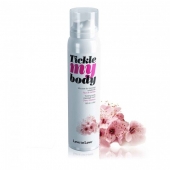 Массажная хрустящая пенка Tickle My Body Cherry Blossom с ароматом вишневого цвета - 150 мл. - Love to Love - купить с доставкой в Люберцах
