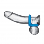 Комплект из 2 эрекционных колец-восьмерок 2-Pack Duo Cock And Ball Stamina Enhancement Ring - BlueLine - в Люберцах купить с доставкой