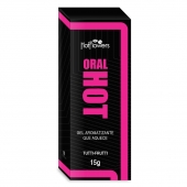 Гель для оральных ласк Oral Hot с согревающим эффектом - 15 гр. - HotFlowers - купить с доставкой в Люберцах