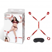 Красная фиксация на матрас Classic Bedspreader - Lux Fetish - купить с доставкой в Люберцах