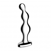 Стальной анальный фаллоимитатор для простаты Stainless Steel Anal Beads - 13 см. - b-Vibe - в Люберцах купить с доставкой