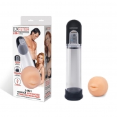 Автоматическая вакуумная помпа-мастурбатор Blowjob Auto Sucker Penis Enlarger Pump - Lux Fetish - в Люберцах купить с доставкой