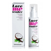 Съедобное согревающее массажное масло Love Me Tender Cocos с ароматом кокоса - 100 мл. - Love to Love - купить с доставкой в Люберцах