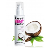 Съедобное согревающее массажное масло Love Me Tender Cocos с ароматом кокоса - 100 мл. - Love to Love - купить с доставкой в Люберцах