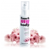 Силиконовый лубрикант 2-в-1 Touch My Body с ароматом вишнёвого цвета - 100 мл. - Love to Love - купить с доставкой в Люберцах