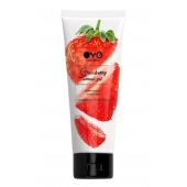 Лубрикант на водной основе OYO Aroma Gel Strawberry с ароматом клубники - 75 мл. - OYO - купить с доставкой в Люберцах