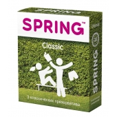 Классические презервативы SPRING CLASSIC - 3 шт. - SPRING - купить с доставкой в Люберцах