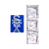 Розовые презервативы Sagami Xtreme FEEL FIT 3D - 3 шт. - Sagami - купить с доставкой в Люберцах